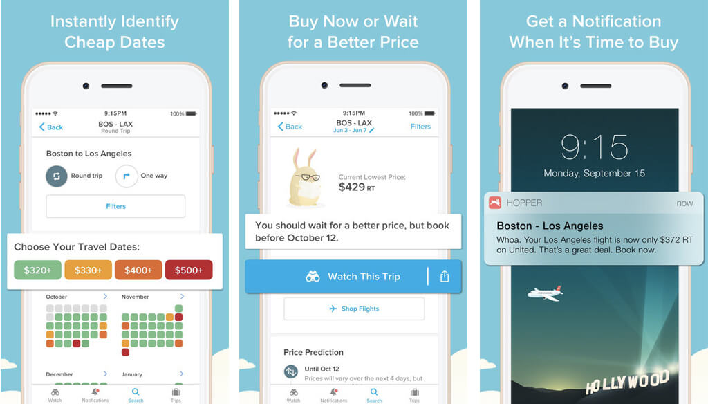 Hopper App - Best Free Travel Apps