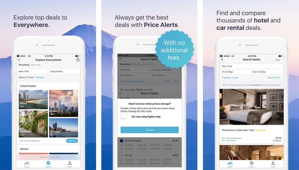 Skyscanner App - Best Free Travel Apps