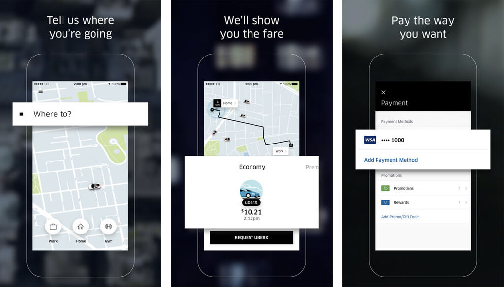 Uber App - Best Free Travel Apps