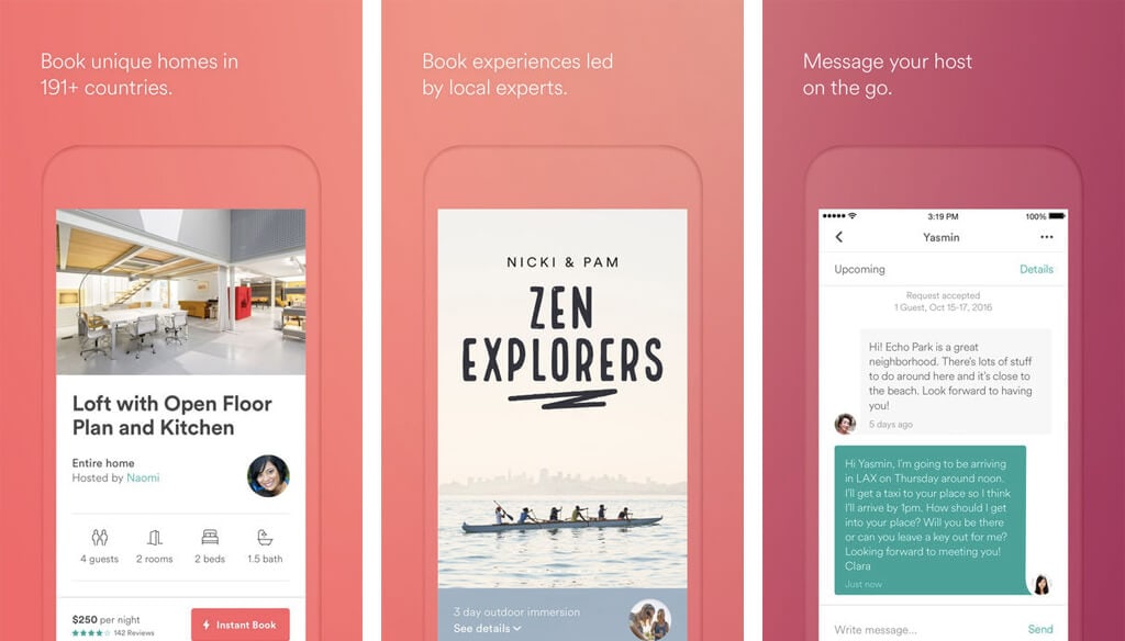 Airbnb App - Best Free Travel Apps