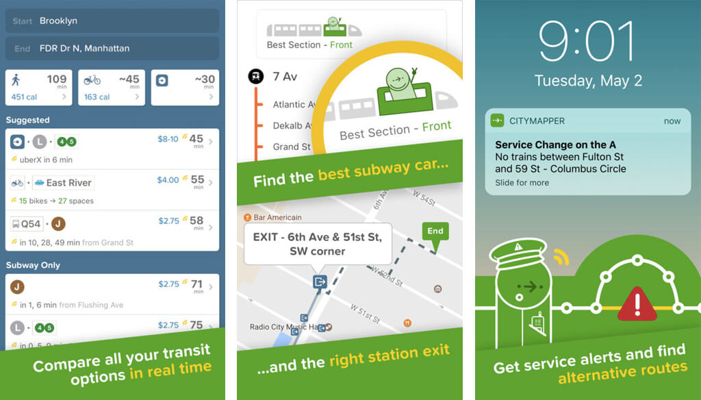 Citymapper App - Best Free Travel Apps